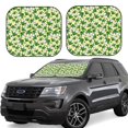 thumbnail image 1 of Vsdgher Cartoon Frogs Print Car Windshield Sun Shade, Reflective Sunshade Window Sunshade Sun Visor Protector Fit for Cars,Trucks,SUVs-Large, 1 of 6