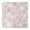 Pink Dog Paw, variant on Husky Dog Flower Floral Square Fitted Tablecloth with Elastic Edge,Square Table Cover,Washable Elastic Table Cover for Home Kitchen Party Decor 34"x34"