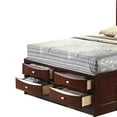 thumbnail image 5 of Acme Ireland Full Bed with Storage in Espresso Rubberwood, Multiple Sizes, 5 of 12