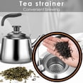 thumbnail image 5 of Tea Kettle Stainless Steel Whistling Tea Kettle with Tea Infuser 2L Capacity Stovetop Tea Maker with Ergonomic Handle Multifunctional Whistling Teapot for Kitchen Stove Induction Cooker, 5 of 9