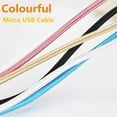 thumbnail image 3 of Naierhg 1 2 Micro USB Data Sync Fast Charger Charging Cable Cord for Samsung Android, 3 of 8