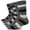 A-Gray, variant on KOITHOT 5 Pack Mens Dress Socks Breathable Business Casual Mens Crew Socks Size 10 13