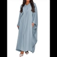 thumbnail image 2 of Women'S Robe Robe for Bride Bridesmaids Long Bridal Party Robes Wedding Lake Blue XL, 2 of 7
