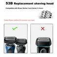 thumbnail image 3 of Tête de Remplacement-53b Compatible avec Rasoir Électrique Braun S5 et Couteaux, 3 of 5