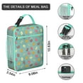 thumbnail image 3 of Elephant Insulated Lunch Bag Box Women Reusable Lunch Bag Water-Resistant Lunch Box Containers Picnic Travel, 3 of 6