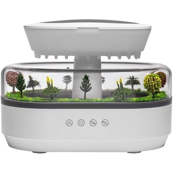 RAPOBRIX Micro Landscape Raindrop Humidifier - Essential Oil Aroma Diffuser with Remote