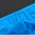 thumbnail image 3 of NARABB Men's Underwear Panties Sexy Thong Shorts Raised Underwear Ice Silk T Underwears, 3 of 7