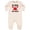 Natural Heather, variant on Meme Loves Me Grandson Baby Fleece Romper