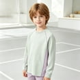 thumbnail image 2 of Bigetiay Girls Boys Fall Clothes Kids Crew Neck Long Sleeve Shirts Breathable Lightweight Basic Tee for Casual, Size 14-15 Years, 2 of 4