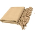 thumbnail image 2 of Unique Bargains Viscose Cotton Throw Blankets for Sofa, Chair Bed 50" x 65" Nude, 2 of 7