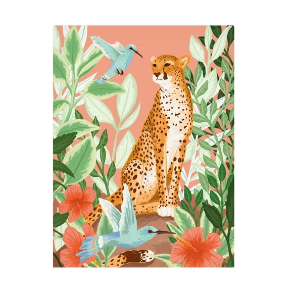 Goed Blauw 'Tropic Cheetah' Canvas Art