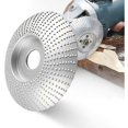 thumbnail image 3 of Disques de Roue d'Angle Abrasifs, Disque de Râpe de Meuleuse, Disque de Meuleuse de Bois, Ponçage de Diamant, Disque de Ponçage Électrique de Meuleuse d'Angle (Argent), 3 of 5
