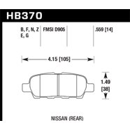 Hawk 04-07 xA/xB / 2000 MR2 Spyder D990 HPS Street Front Brake Pads
