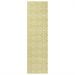 thumbnail image 3 of Frontier Limeade/Winter White Rug - Rug Size: Runner 2'6" x 8', 3 of 6