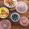 Mixing Bowls with Lids, Plastic Nesting Bowls Set, Storage Bowls