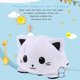 thumbnail image 4 of (Esqueleto negro/blanco) Juguete de peluche reversible para bebés, niños, niñas y niños, 4 of 5