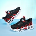 thumbnail image 2 of Zshosam Kids Shoes Toddler Boys Kids Shoes Boys Sneakers Lightweight Running Athletic Shoes Size 4.5,(Red Big Kids 4.5), 2 of 9