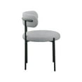 thumbnail image 5 of Meridian Furniture Beacon Grey Boucle Fabric Dining Chair, 5 of 7