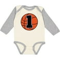 thumbnail image 3 of Inktastic Basketball 1st Birthday 1 Year Old Boys Long Sleeve Baby Bodysuit, 3 of 5