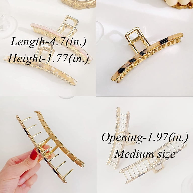 Big Butterfly Claw Hair Clips Set for Women Long Thick Hair 3 Pcs Amazon.com : QTMY 3 Pack Large Butterfly Hair Claw Clips for  main image 3