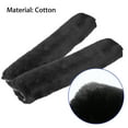 thumbnail image 4 of 2pcs Car Auto-Sheepskin Seat Belt Covers Soft Shoulder Strap Pads Cushion Headrest, 4 of 9