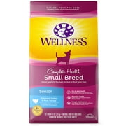 Angle View: Wellness Complete Health Small Breed Senior Dog Food - Natural, Turkey & Peas