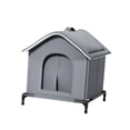 thumbnail image 4 of Caseta para gatos de exterior, elevada, resistente a la intemperie, portátil, aislada, refugio para mascotas. 2XL, 4 of 8