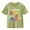 Light Green, variant on Back To School T Shirt for Girls Pencil & Apple Funny Graphic Print Short Sleeve Tops Kids Students Casual Versatile Crew Neck Tees
