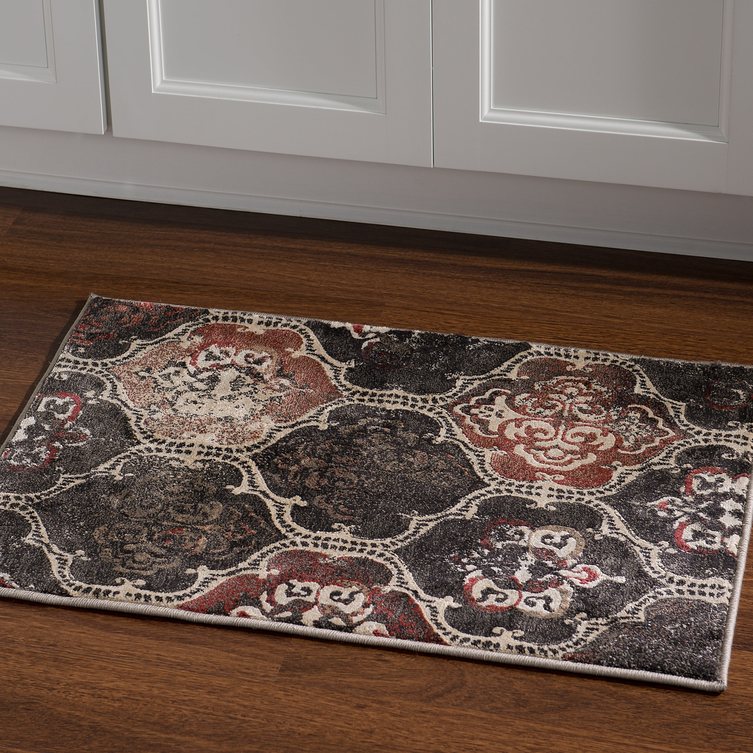 Jewel Arthur Blue Rust Area Rug 8x10 Powerloomed 100% Polypropylene