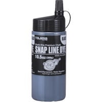 Tajima 10-1/2 Oz. Black Snap-Line Dye Chalk Line Chalk PLC3BK300