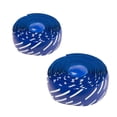 thumbnail image 1 of Cinta para manubrio azul con barras blanco blanco, 1 of 6