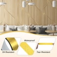 thumbnail image 4 of Cinta de Película de Poliéster Metalizada Uxcell, Cinta Decorativa Metálica para Detallar Pared de Acento Dorada Mate de 2 pulgadas, 4 of 6