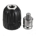 thumbnail image 2 of 0.8-10Mm Keyless Drill Chuck Converter Shaft 3 8-24Unf Thread Drill Chuck Quick-Change Drill Bit Adapter For Driver Drill A Fangkenuo, 2 of 7