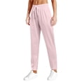 thumbnail image 4 of HOWPAY Womens Joggers Breathable Casual Elastic Waist Stretch Active Pants with Zipper Pocket Quick Drying Lightweight Loose Athletic Pant Pink M, 4 of 4