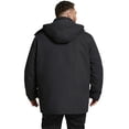 thumbnail image 5 of Soularge Men's Big and Tall Winter Coat Warm Puffer Jacket Hooded Windproof Winter Puffer Coat Gray 5X, 5 of 10