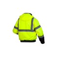 thumbnail image 2 of Pyramex RJ31 Series Class 3 Fleece Bomber Safety Jacket, Lime, 2X-Large, 2 of 3