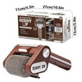 thumbnail image 3 of Horsepower Giddy Up Bristle-Free BBQ Grill Brush, Cordless and Rechargeable, 350 RPM Power Spinner with LED Light, 304 Stainless Steel Roller, Electric Grill Cleaner Tool, AS-SEEN-ON-TV, No Bristles, 3 of 4