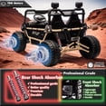 thumbnail image 3 of sopbost 24V Kids Electric Ride-On Toy Car, Ages 3–8, Max Speed 5 MPH, Battery-Powered Premium XXL 2-Seater 24V Ride On UTV with Remote Control, Quicksand, 3 of 6