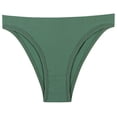 thumbnail image 2 of Ketyyh-chn99 Culottes en Coton pour Femmes, Shorts Garçon, String pour Dames, Culotte Taille Basse en Coton Extensible, Bikini Vert, TG, 2 of 3