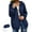 Navy, variant on Womens Rain Jackets Waterproof Windbreaker Jackets lightweight Solid Portable Rain Coat Navy XXL(XXL)
