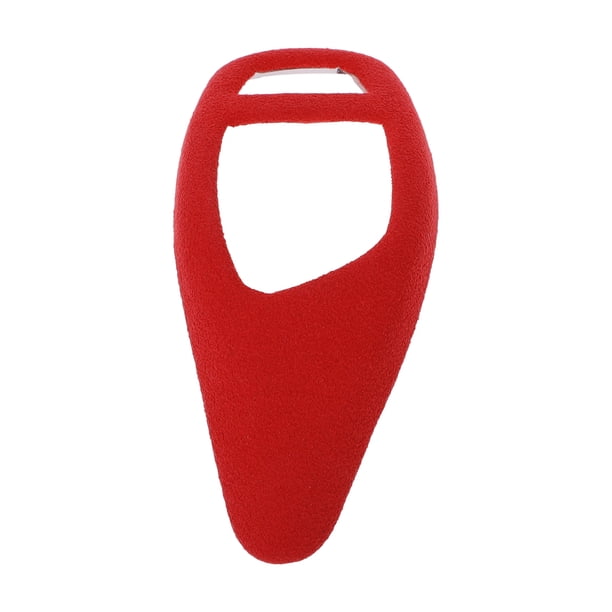Cubierta de tapa de pomo de cambio de marcha Unique Bargains para BMW 3 4 Series F30 F31 F32 F36 F34 M235i 2013-2019 Protector de interior de consola impermeable Decoración roja 1 pieza