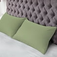 thumbnail image 6 of Unique Bargains 2-Pack Solid Microfiber Pillowcases, Standard, Sage, 6 of 8