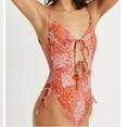 thumbnail image 3 of Bond-eye PEACH Tied Together One Piece Swimsuit, US Small, 3 of 4