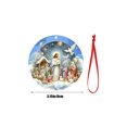 thumbnail image 3 of Wooden Nativity Scene Ornaments for Christmas Tree - Religious Decor with Carved Nativity Design, 3 of 9