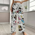 thumbnail image 2 of Badtz Maru Womens Comfy Pajama PJ Pants Lounge Pants Sleepwear Drawstring PJ Bottoms Pants, 2 of 7