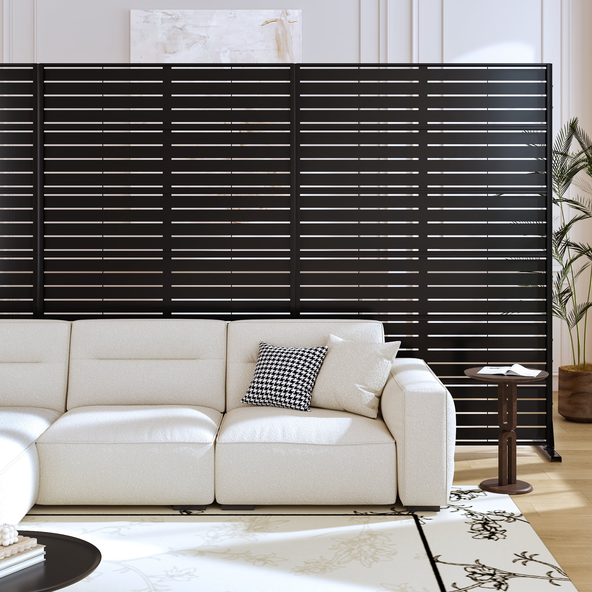 MAYEERTY 72" x 47" Privacy Screen Fence, Heavy Duty Fence Privacy Screen Outdoor