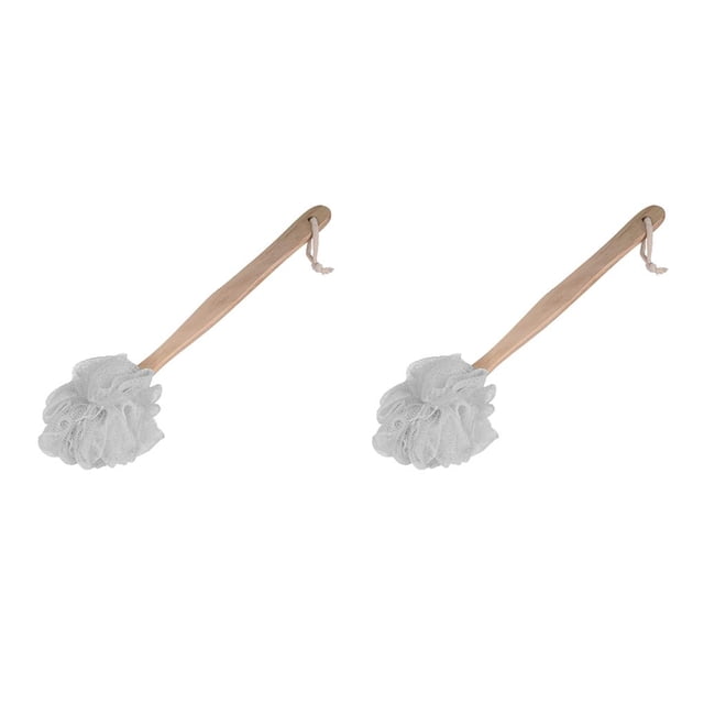 Wosthever Back Scrubber Exfoliating Shower Body Brush Esponja para fregar Bola con mango largo de Type3 NO3