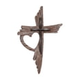 thumbnail image 2 of Wooden Cross Decor, Yrmaups Wooden Cross Decor, Wall Hanging Crucifix for Home, Office and Church, Spiritual Religious Gift for Christmas, Easter and Thanksgiving, Handcrafted Wood Cross for Bedroom, 2 of 6
