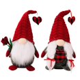 thumbnail image 1 of Valentine's Day Gnome Decor Gnomes Gift Love Gnomes Plush Decor, 1 of 5
