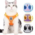 thumbnail image 4 of Pet Cats And Dogs Reflective And Breathable Vest Leash, Adjustable Hanging Pendant (Three Generations), Chest Harness, Gray And Black Color-Blocked Xl Size Pink And Blue Color L, 4 of 9